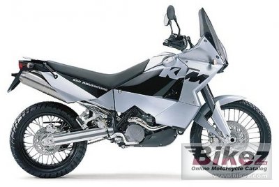 2004 KTM 950 Adventure Silver-Orange-Black photo